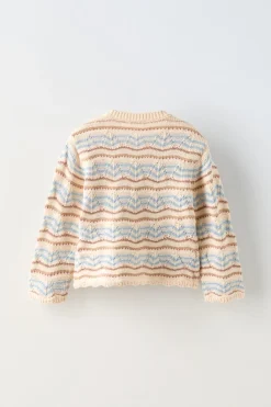 Niños ZARA 1½ - 6 Años·Punto|6 - 18 Meses·Punto<JERSEY RAYAS BRILLO