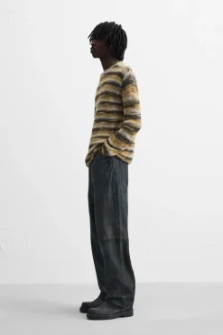 Fashion JERSEY RAYAS IRREGULARES Hombre Jerséis / Chaquetas