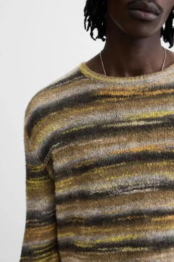 Fashion JERSEY RAYAS IRREGULARES Hombre Jerséis / Chaquetas