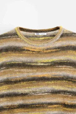 Fashion JERSEY RAYAS IRREGULARES Hombre Jerséis / Chaquetas