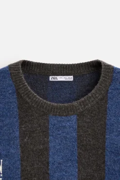 Clearance JERSEY RAYAS VERTICALES TEXTURA Hombre Jerséis / Chaquetas