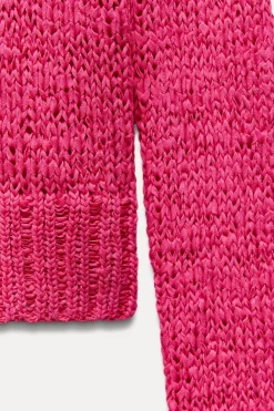 Online JERSEY RÚSTICO PUNTO Mujer Cárdigan / Jerséis|Punto