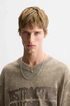 Clearance JERSEY TEXTO ESTAMPADO Hombre Jerséis / Chaquetas