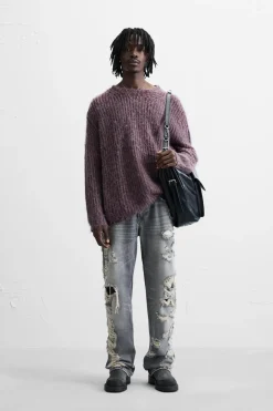 New JERSEY TEXTURA CEPILLADO Hombre Jerséis / Chaquetas