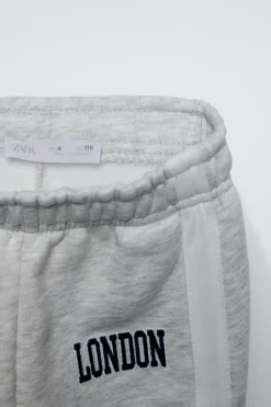 Niños ZARA 6 - 14 Años·Pantalones|6 - 14 Años·Deporte / Jogging<JOGGER TEXTO FLOCK