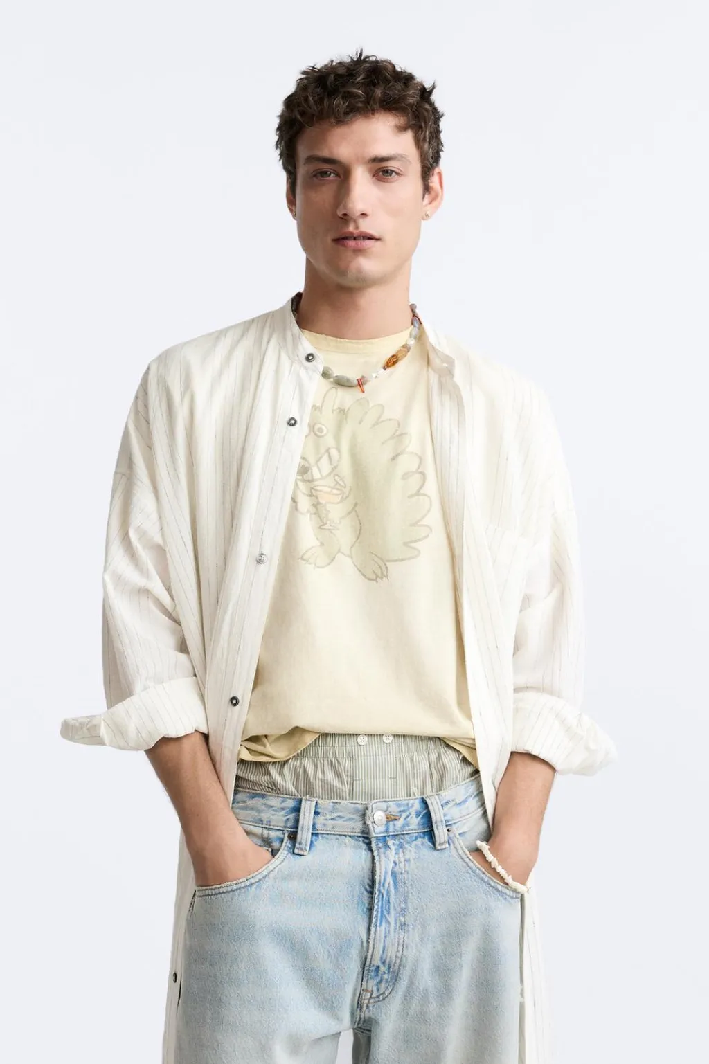 Discount KAFTÁN RAYAS LIMITED EDITION Hombre Camisas