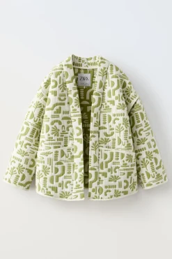 Niños ZARA 6 - 14 Años·Abrigos<KIMONO JACQUARD