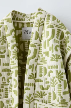 Niños ZARA 6 - 14 Años·Abrigos<KIMONO JACQUARD