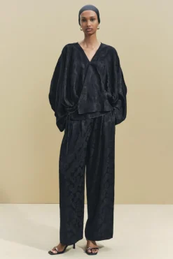 New KIMONO JACQUARD ZW COLLECTION Mujer Chaquetas / Cazadoras|Camisas / Blusas