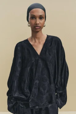 New KIMONO JACQUARD ZW COLLECTION Mujer Chaquetas / Cazadoras|Camisas / Blusas