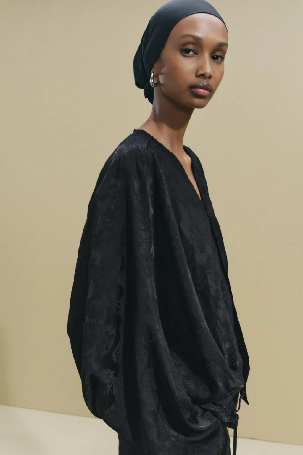 New KIMONO JACQUARD ZW COLLECTION Mujer Chaquetas / Cazadoras|Camisas / Blusas