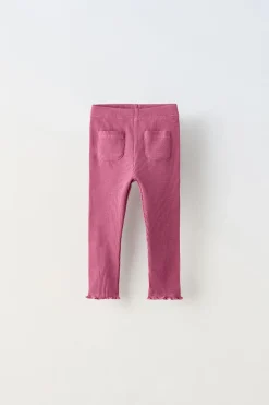 Niños ZARA 1½ - 6 Años·Pantalones|1½ - 6 Años·Leggings<LEGGING CANALÉ BOLSILLOS