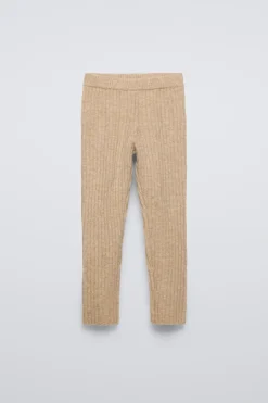 Niños ZARA 6 - 14 Años·Punto|6 - 14 Años·Pantalones<LEGGING CANALÉ TACTO SUAVE
