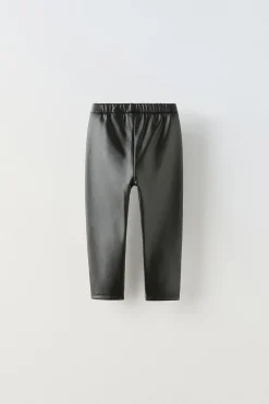 Niños ZARA 1½ - 6 Años·Pantalones|1½ - 6 Años·Leggings<LEGGING EFECTO PIEL
