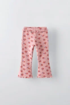 Niños ZARA 1½ - 6 Años·Pantalones|1½ - 6 Años·Leggings<LEGGING FALRE FLORES