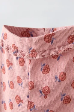 Niños ZARA 1½ - 6 Años·Pantalones|1½ - 6 Años·Leggings<LEGGING FALRE FLORES