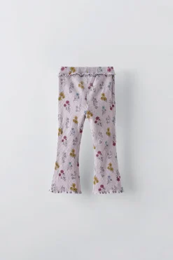 Niños ZARA 1½ - 6 Años·Pantalones|1½ - 6 Años·Leggings<LEGGING FLARE FLORES