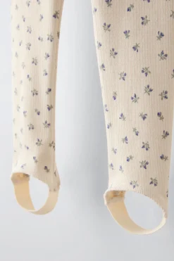 Niños ZARA 1½ - 6 Años·Pantalones|1½ - 6 Años·Leggings<LEGGING FUSEAU FLORES
