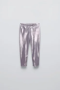 Niños ZARA 1½ - 6 Años·Pantalones|1½ - 6 Años·Leggings<LEGGING METALIZADO