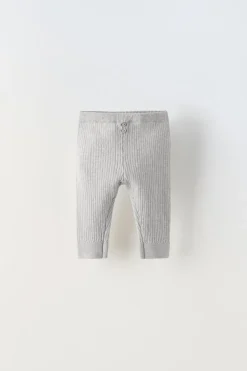 Niños ZARA 0 - 6 Meses·Punto|0 - 6 Meses·Leggings / Polainas<LEGGING RIB BOTONES