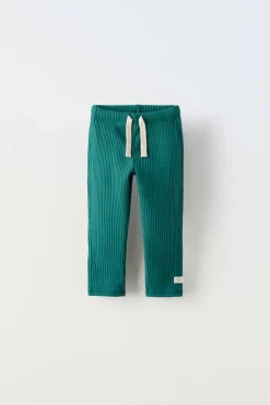 Niños ZARA 1½ - 6 Años·Pantalones|1½ - 6 Años·Leggings<LEGGING RIB ETIQUETA