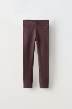 Niños ZARA 6 - 14 Años·Pantalones|6 - 14 Años·Leggings<LEGGING RIB ETIQUETA