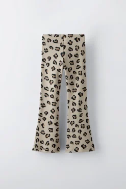Niños ZARA 6 - 14 Años·Pantalones|6 - 14 Años·Leggings<LEGGING RIB FLARE