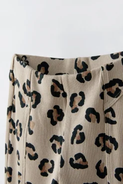 Niños ZARA 6 - 14 Años·Pantalones|6 - 14 Años·Leggings<LEGGING RIB FLARE