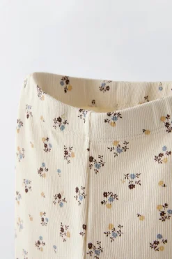 Niños ZARA 1½ - 6 Años·Pantalones|1½ - 6 Años·Leggings<LEGGING RIB FLORES