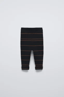Niños ZARA 6 - 18 Meses·Punto|6 - 18 Meses·Pantalones / Leggings<LEGGING RIB RAYAS