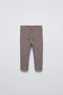 Niños ZARA 1½ - 6 Años·Pantalones|1½ - 6 Años·Leggings<LEGGING SOFT TOUCH FLORES