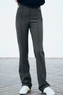 Fashion LEGGINGS BOLSILLOS CREMALLERA Mujer Pantalones