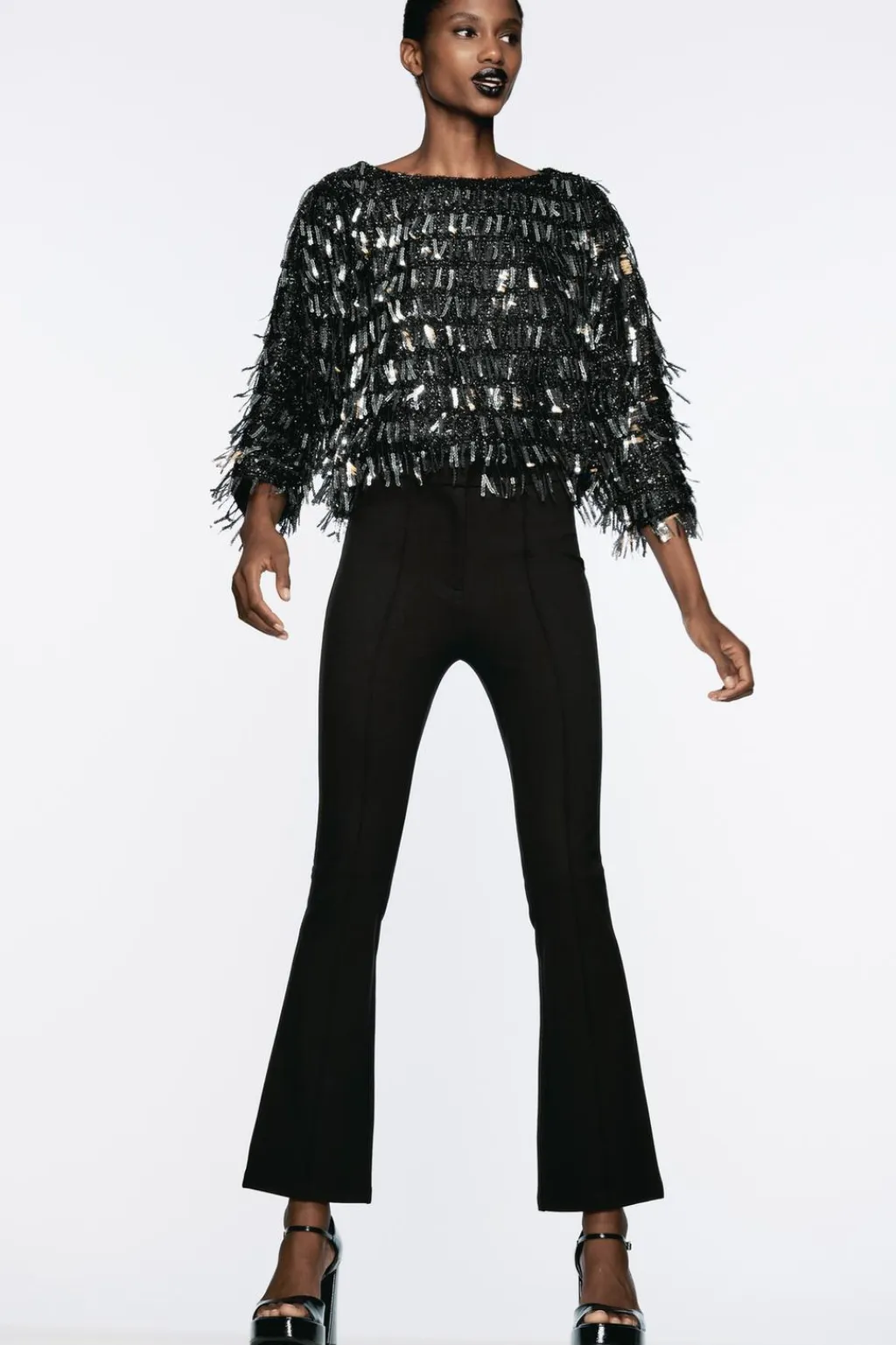 Outlet LEGGINGS BOOTCUT Mujer Pantalones