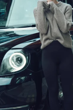 New LEGGINGS CINTURA ANCHA Mujer Pantalones