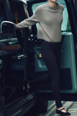 New LEGGINGS CINTURA ANCHA Mujer Pantalones