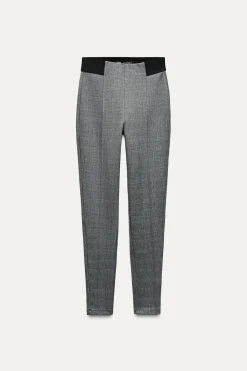 Hot LEGGINGS CUADROS TIRO MEDIO Mujer Pantalones