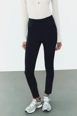 Sale LEGGINGS ELÁSTICOS LATERALES Mujer Pantalones