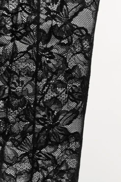 Hot LEGGINGS ENCAJE Mujer Pantalones|Lenceria