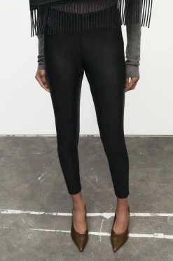 Outlet LEGGINGS ENCERADOS TIRO MEDIO Mujer Pantalones