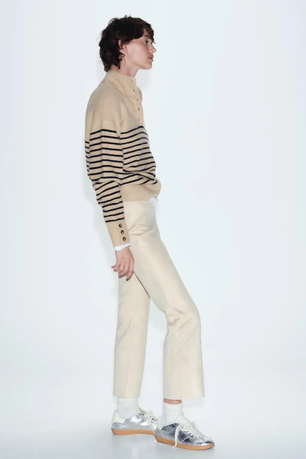 Discount LEGGINGS MINI FLARE EFECTO ANTE Mujer Pantalones