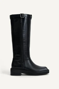 Discount LTHR BCKL BTS 13 Mujer Zapatos