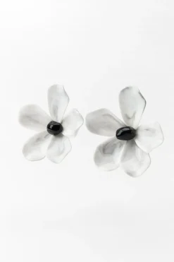 Discount MAXI PENDIENTES FLOR RESINA Mujer Accesorios / Bisuteria
