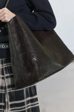 New MAXI SACA RELIEVE PIEL Mujer Bolsos