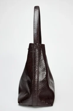 New MAXI SACA RELIEVE PIEL Mujer Bolsos