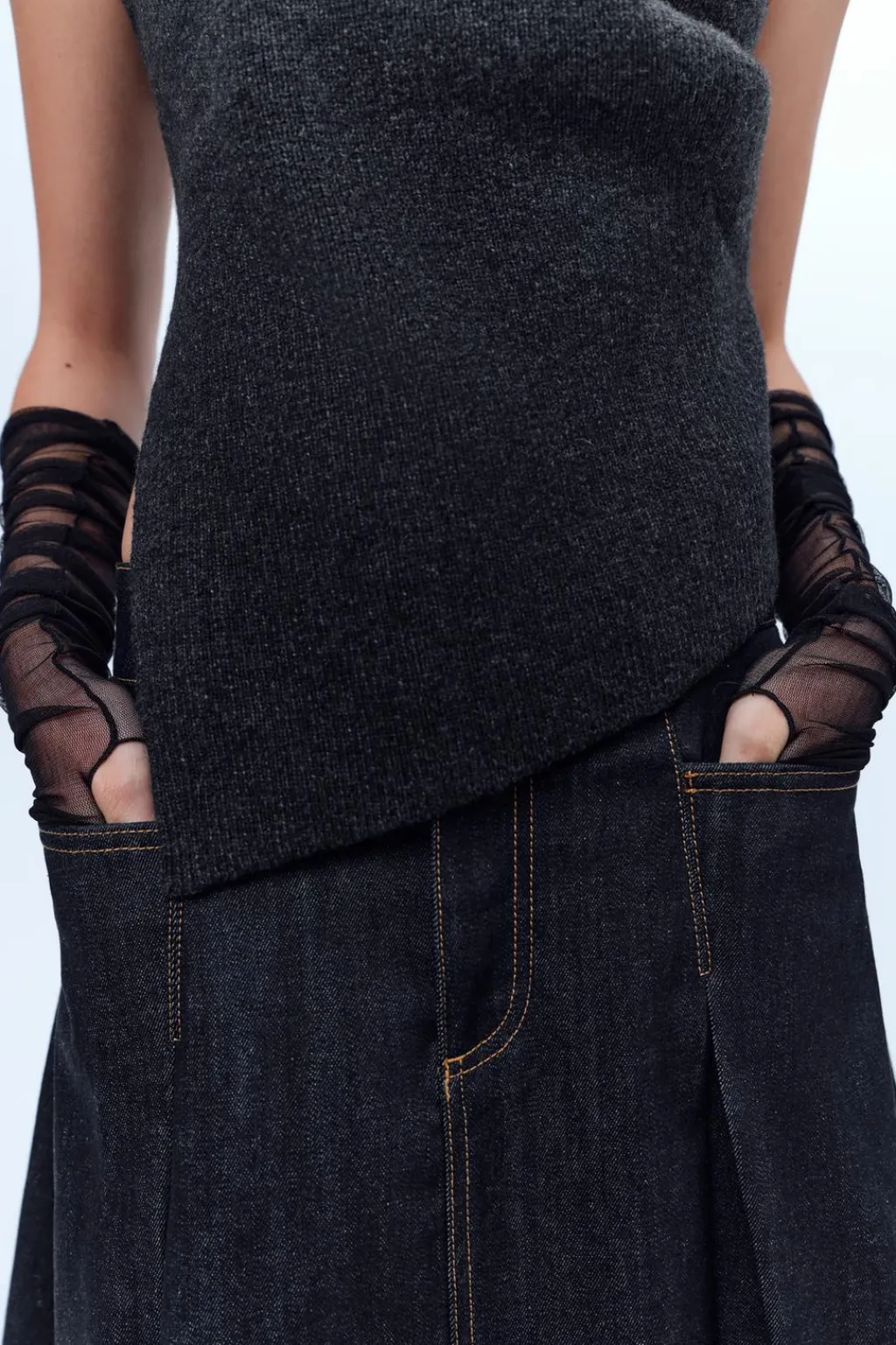 Hot MITONES LARGOS SEDA 100% Mujer Accesorios / Bisuteria