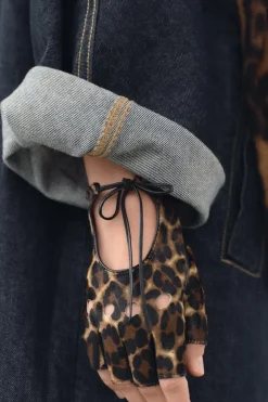 New MITONES PIEL ESTAMPADO ANIMAL Mujer Accesorios / Bisuteria