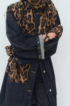 New MITONES PIEL ESTAMPADO ANIMAL Mujer Accesorios / Bisuteria