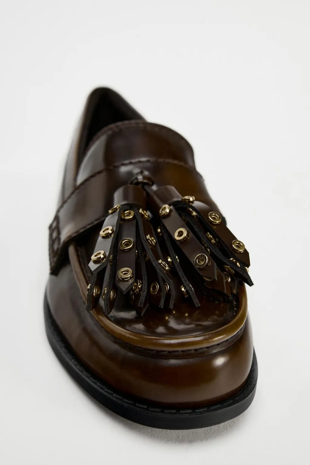 Outlet MOCASÍN BORLAS TACHAS Mujer Zapatos