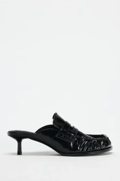 New MOCASÍN DESTALONADO EFECTO ACHAROLADO Mujer Zapatos