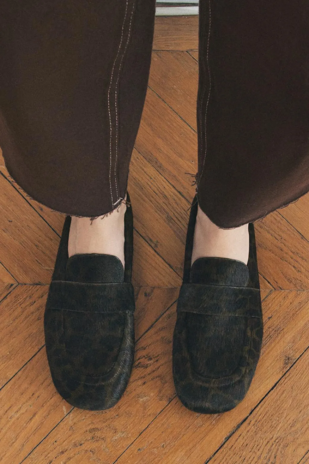 Clearance MOCASÍN ESTAMPADO ANIMAL PELO Mujer Zapatos